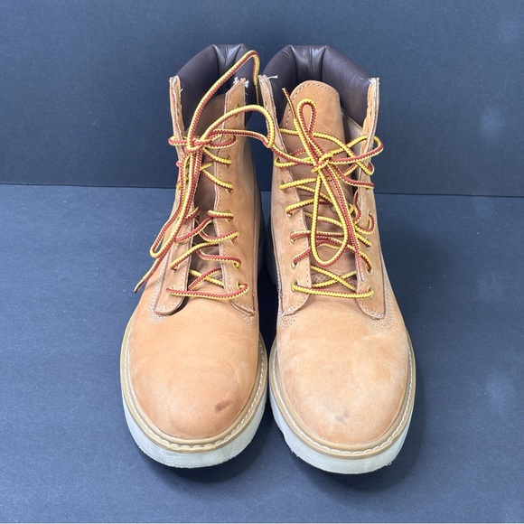Timberland 6” Inch Premium Women’s Size 6.5 Boots Nubuck Wheat - Picture 2 of 10